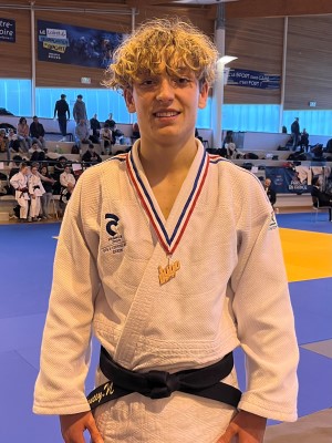 Noe NANCEY, judoka (-60 kg) licencié au OLYMPIQUE C TROYES