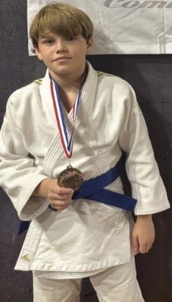 Mathis CLUCHIER LORENZI, judoka (-46 kg)