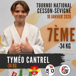Tymeo CANTREL, judoka (-34 kg)