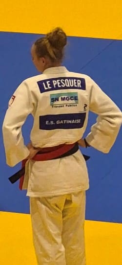 Lynarose LE PESQUER, judokate (-63 kg) licenciée à l’E.S. GATINAISE