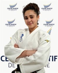 Maia OLIVIER, judokate (-57 kg) licenciée à JUDO CLUB DU CINGAL