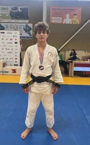 Tylian VILLALONGA, judoka (-60 kg) licencié à l’A JUDO CHATEAUROUX