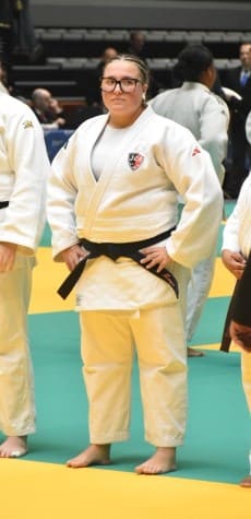 Maya LE DU, judokate (+78 kg) licenciée à JUDO CLUB ORTHEZIEN